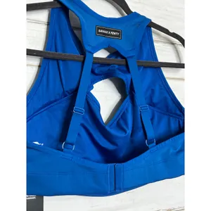 Savage X Fenty Hotline Plus Size 2X Sports Bra Blue Cutout Activewear thumbnail 8