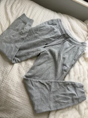 Nike Gray Drawstring Joggers thumbnail 1
