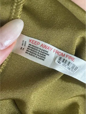 Free People That’s Hot One Shoulder Bodysuit Olive Green Size L thumbnail 14