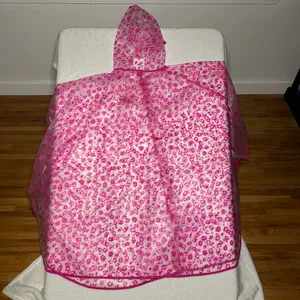 Betsey Johnson Very Rare Luv Betsey Hooded Rain Poncho thumbnail 4