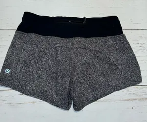 Lululemon Run Times Women’s Shorts 4” Sea Spray Alpine White Dark Chrome Size 4 thumbnail 4