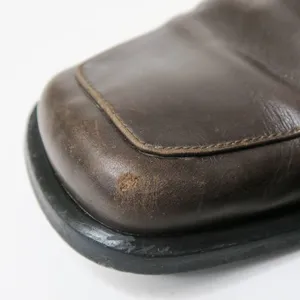 Vintage 90s Roberto Botticelli Brown Leather Heeled Loafers thumbnail 5