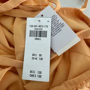 New Abercrombie‎ Fitch Orange Spaghetti Strap Ruched Side Slit Midi Dress Small thumbnail 10