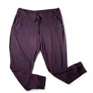 PINK Victoria Secret‎ Purple Jogger Pants Loungewear Drawstring Comfy Casual thumbnail 1