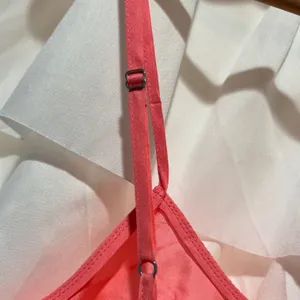 Banana Republic Silk Ruffle Cami Tank Top Coral Pink XS‎ Adjustable Y2K Casual thumbnail 3