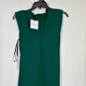 Premier Amour Emerald Green Sleeveless Full Length Dress NWT Womens 2 **FLAW thumbnail 10