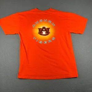 Auburn Tigers T-Shirt‎ Womens Large Jerzees NCAA Orange Football College Graphic thumbnail 7