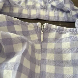 Urban Outfitters Emerson Gingham Ruffle Jumpsuit thumbnail 6