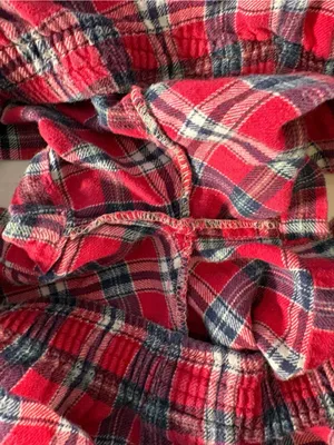 Vintage 90s Disney Winnie the Pooh Tigger Plaid Pajama Shorts Women’s M Y2K thumbnail 12