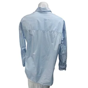 Aritzia Wilfred Women's Blue Long Sleeve Collar Button Down Shirt Top Size XS thumbnail 2