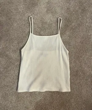 American Eagle White Tank Top thumbnail 1