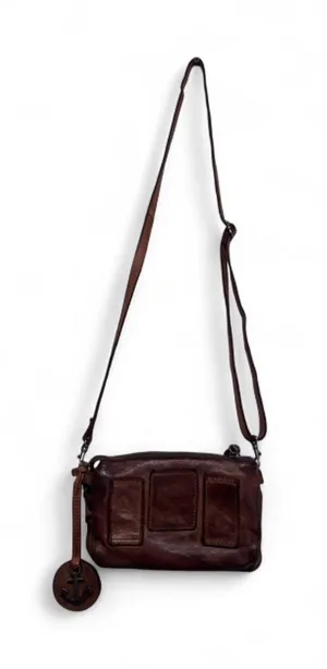 Harbour 2nd Tan brown German Leather Crossbody Bag thumbnail 1