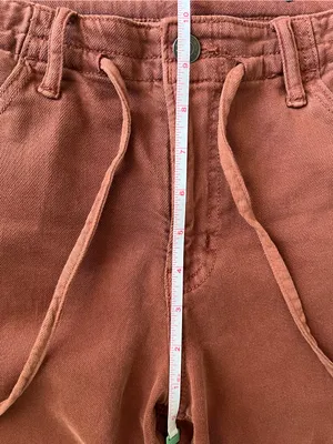 American Eagle Dreamy Drape Stretch Low Rise Ultra Wide Leg Pants 2 Dark Rust thumbnail 11