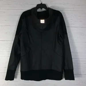 Victoria's Secret VSX Sport Faux Leather Moto Jacket women's size Large thumbnail 4