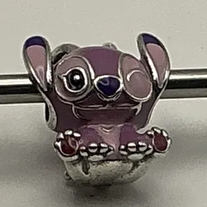 Pandora Disney Lilo & Stitch Angel Charm 793739C01 Sterling Silver Enamel thumbnail 2