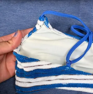 Triangl striped bikini thumbnail 5