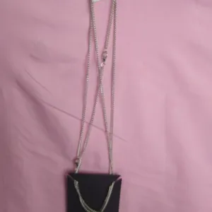 Pendant Gift Black Silver Big/Little Sis Charm Chain Necklace 10"in. thumbnail 8