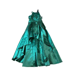 NWT Lulus Size Large Broadway Show Emerald‎ Green High-Low Gown Formal thumbnail 3