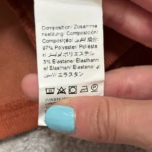 SHEIN Burnt Orange Corduroy Button-Front Mini Skirt thumbnail 5
