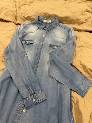 Vanilla Bay Denim Dress Blue thumbnail 2