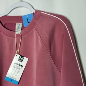 Member's Mark Pink Sandwash Athleisure Crewneck Pullover NWT Womens Large thumbnail 2