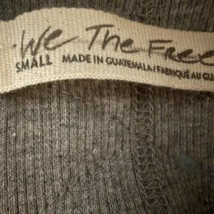 We The Free Late Sleeveless Ribbed Tank Top - Gray thumbnail 4