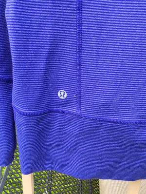 Lululemon In Stride Jacket Magenta Purple zip up Logo sz 6 thumbnail 7