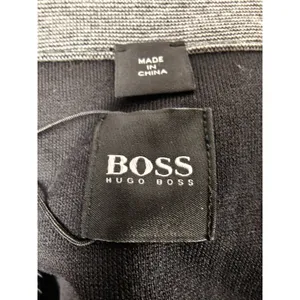 Mens Hugo Boss B-Sidney Quarter Zip Pullover Black 3XL thumbnail 4