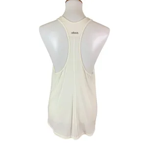 Allbirds Ivory Racerback Tank Top‎ Lightweight Breathable Athletic Medium thumbnail 3