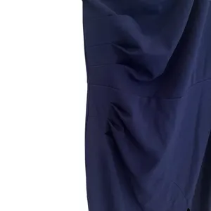MUSHARE Womens XL One Shoulder Bodycon Mermaid Split Cocktail Dress Navy Blue thumbnail 7