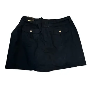 Lane Bryant Venezia Utility Skirt‎ Black 26 Plus Size Tie Waist Casual Workwear thumbnail 6