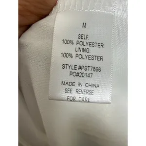 NWT BALTIC BORN Women's Med Ines Smocked Peplum Top White Fairy Romantic thumbnail 10
