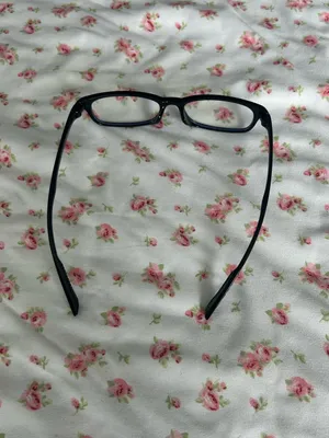 Cosplay Office Siren Black Rectangular Eyeglasses thumbnail 4