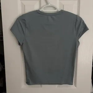 Hollister blue green baby tee thumbnail 2