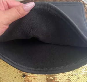 Unisex Thermal Fleece Neck Gaiter Black thumbnail 4