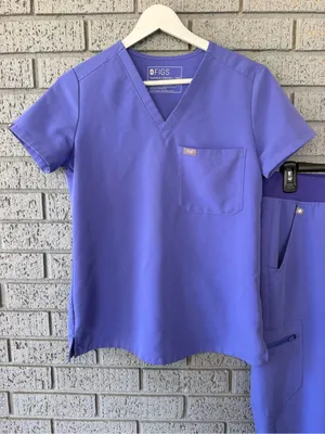 Figs Scrub Set Blueberry Purple Catarina Top Zamora Joggers Size XXS thumbnail 4