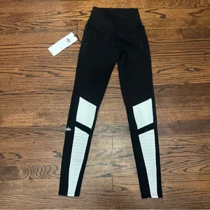 Black and White Alo Leggings thumbnail 7