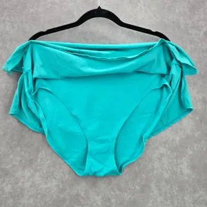 Kim Rogers Blue‎ Mini Skort Skirt Shorts Swimwear XL thumbnail 3