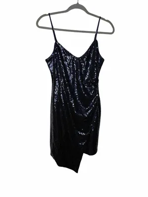 ✨ Lulus Disco Nights‎ Sequin Dress Medium 🖤🌙 thumbnail 2