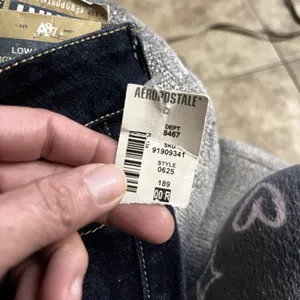 Aeropostale Womens Jeans Pants Size 00 Bayla Skinny Core Low Rise Dark Wash Y2k thumbnail 11
