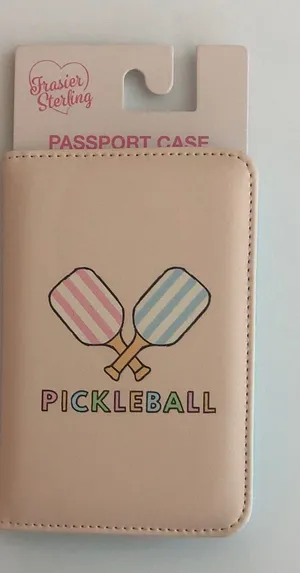 Pickleball nwt Passport Case - Cream by Frasier Sterling thumbnail 1