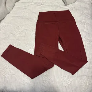 Maroon Leggings Red thumbnail 1