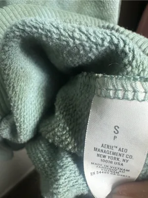 S124. Aerie Women’s Sage Green Tie Dye Hoodie Sweatshirt- oversized thumbnail 3