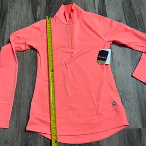 Reebok Women's Neon Coral Sweatshirt thumbnail 8