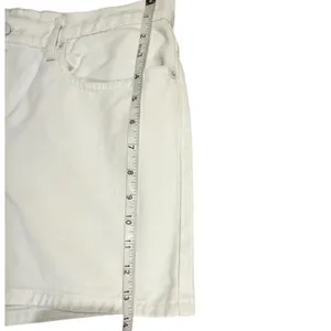 Polo Jeans Co Ralph Lauren White Denim Shorts Women 10 5 Inch Saturday Short y2k thumbnail 3
