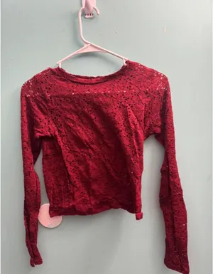 Hollister long sleeve crop top  thumbnail 2