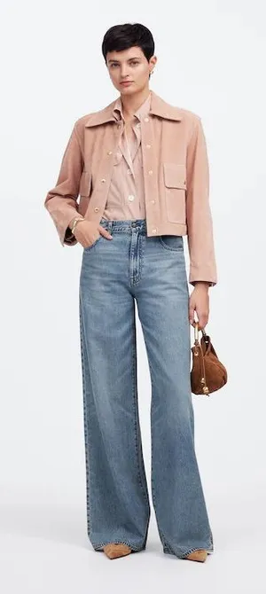 Madewell Superwide-Leg Jeans: Airy Denim Edition Size 25 NWT thumbnail 1