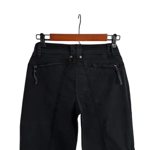 Marrakech Y2K Loose Chore Utility Black Baggy Relaxed Fit Cargo Pants Size 27 thumbnail 5