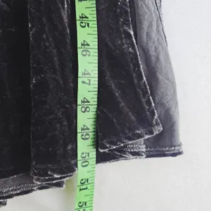 Bella Dahl Women's Gray Crushed Velvet Maxi Dress Cowl Neck Side Slits Small‎ thumbnail 9