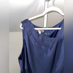 Kay Unger Navy Side Slit‎ Cut Out Gown 20 thumbnail 5